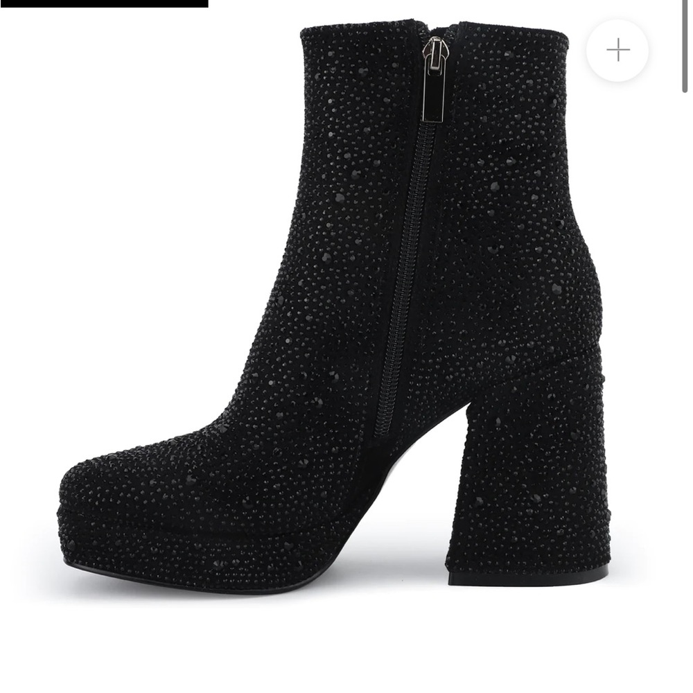 Vintage Havana Bayside Black Rhinestone Boots